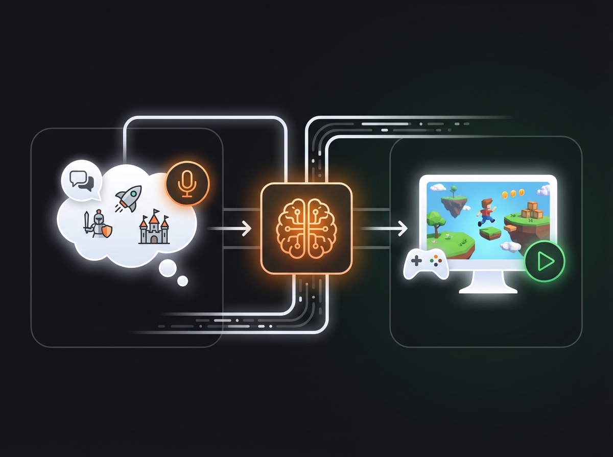 Illustration for: AI Game Creator