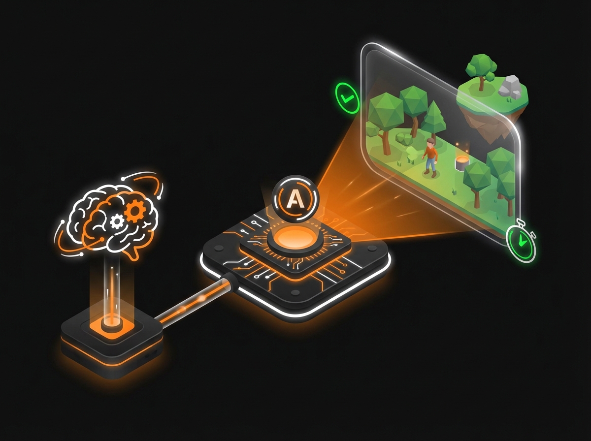 Illustration for: Your Idea is the Engine. Bring it to Life in Seconds.