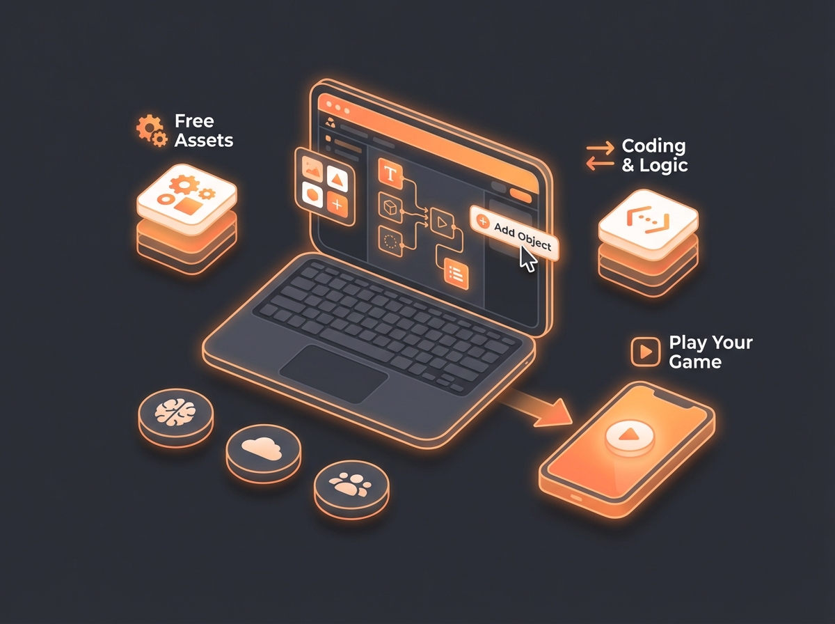 Illustration for: Create Your First Game for Free