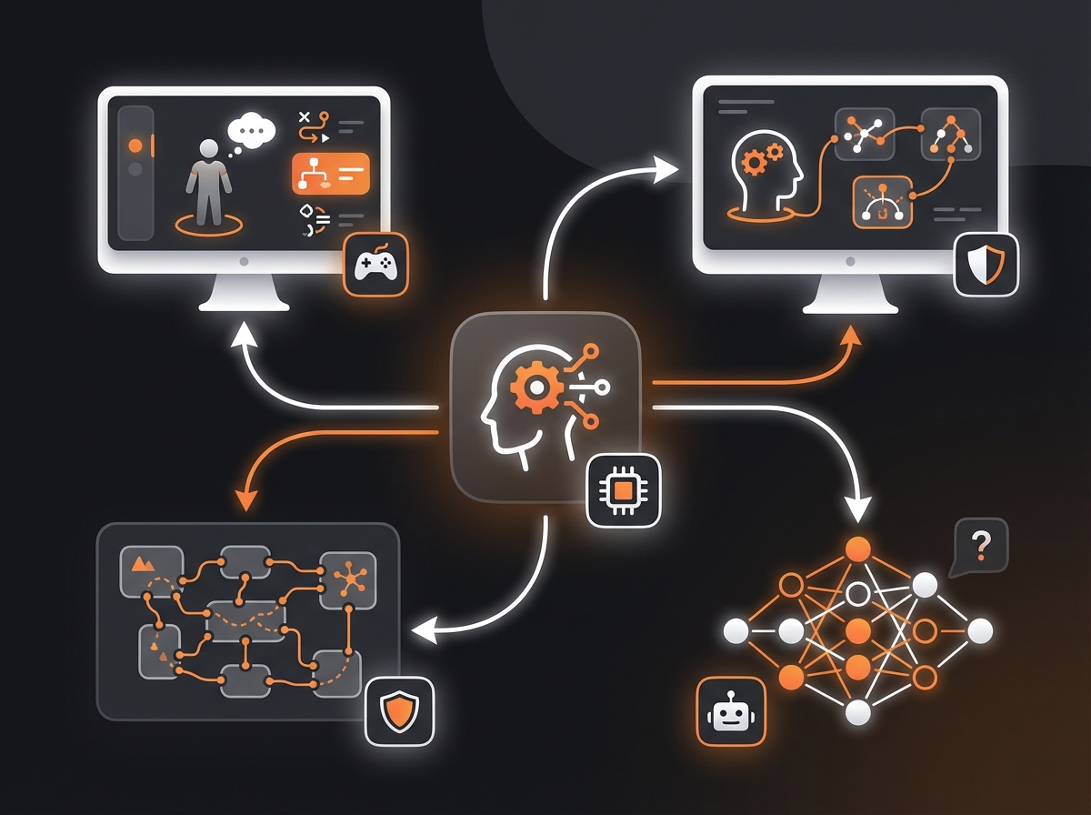 Illustration for: What is AI in Game Development?