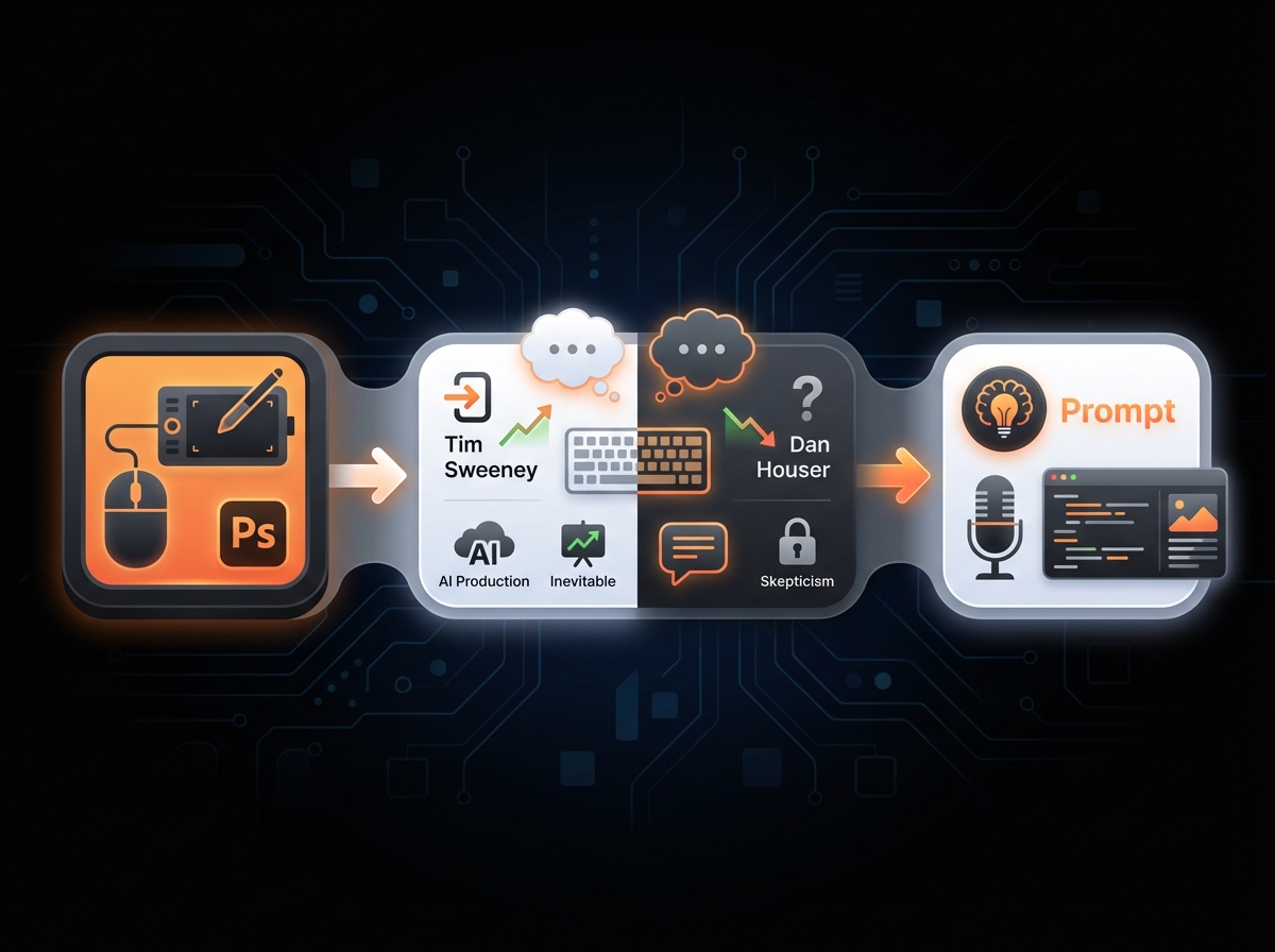 Illustration for: The Evolving Toolset: From Photoshop to Prompt