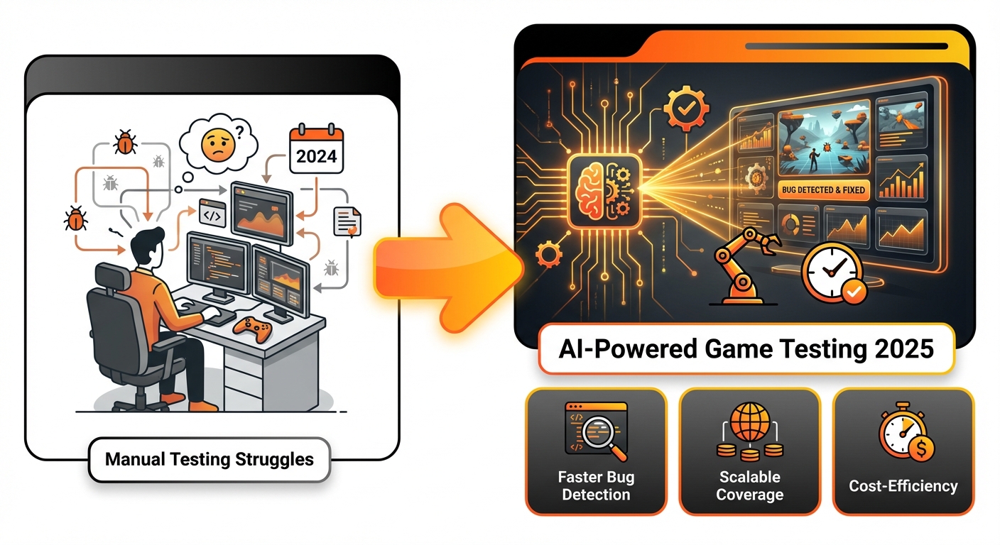 Illustration for: Why AI-Powered Game Testing is a Game-Changer in 2025