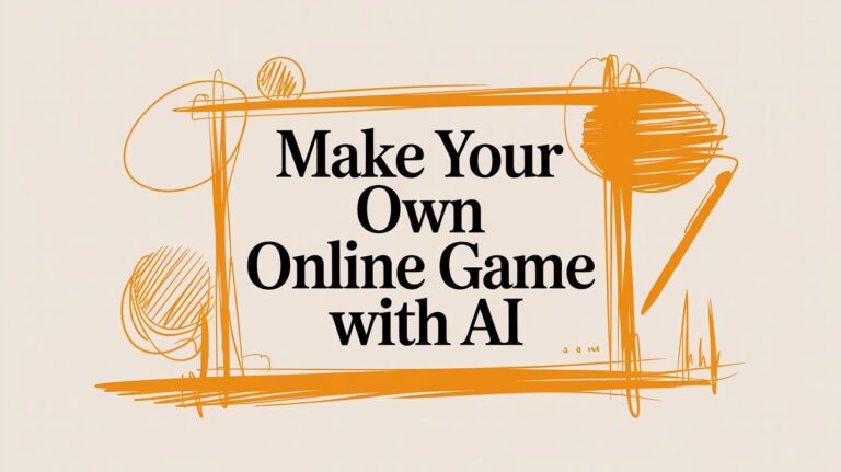 Make Your Own Online Game with AI
