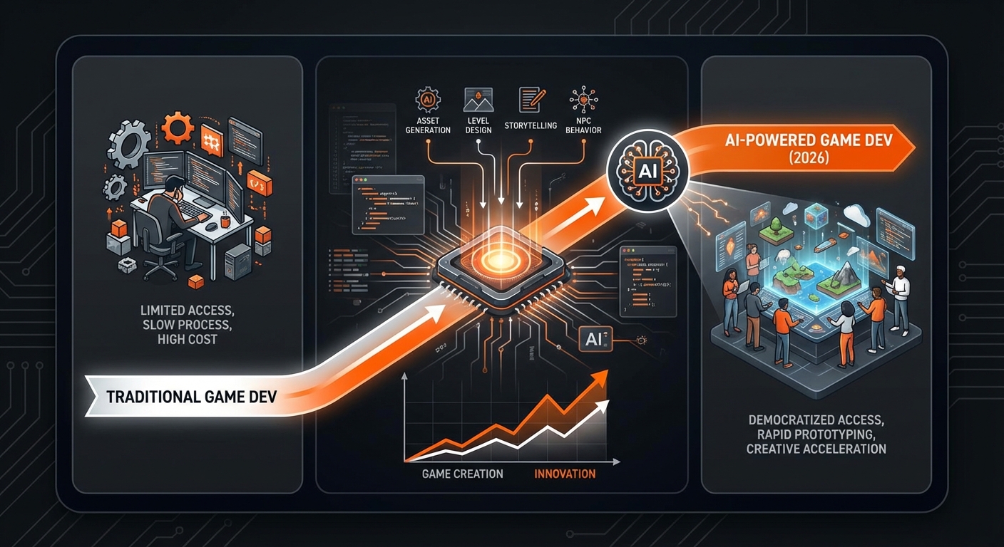 Illustration for: Why AI in Game Creation Matters in 2026