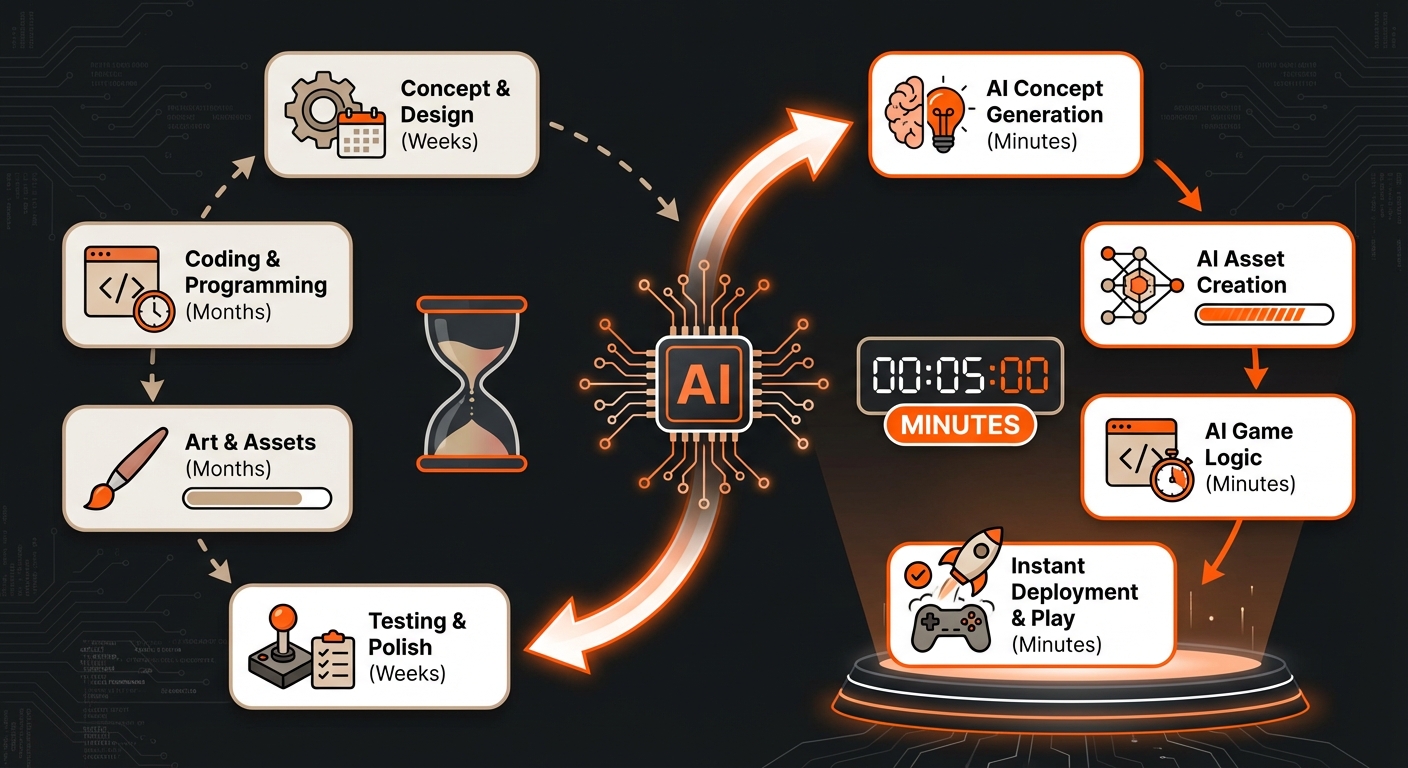 Illustration for: 1. MakeGamesWithAI