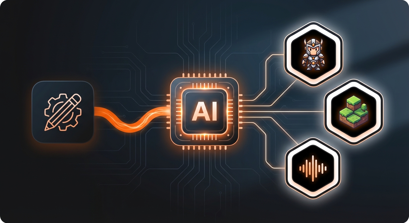 Illustration for: Step 2: Generate Your Game's Core Assets