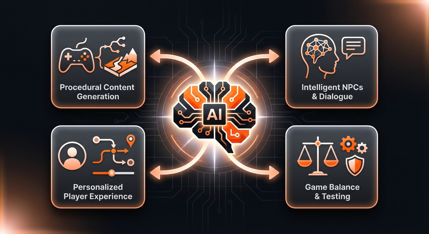 Illustration for: Key Takeaways: Understanding AI in Gaming
