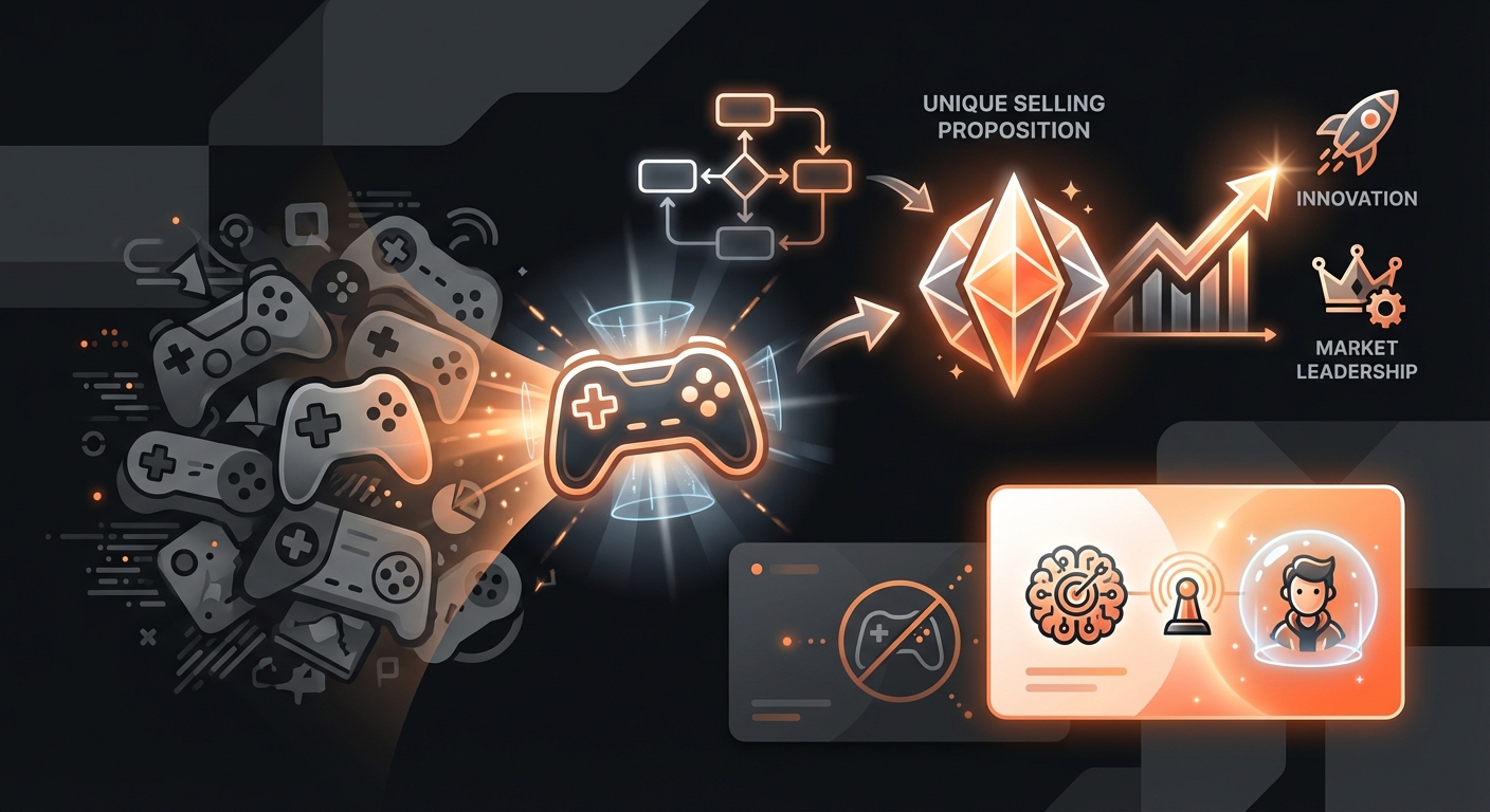 Illustration for: Step 1: Define Your Game's Unique Selling Proposition (USP)